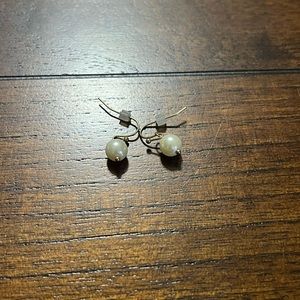 Pearl earrings